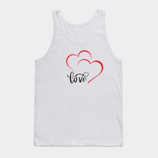 Love Heart Valentine s Day Tank Top